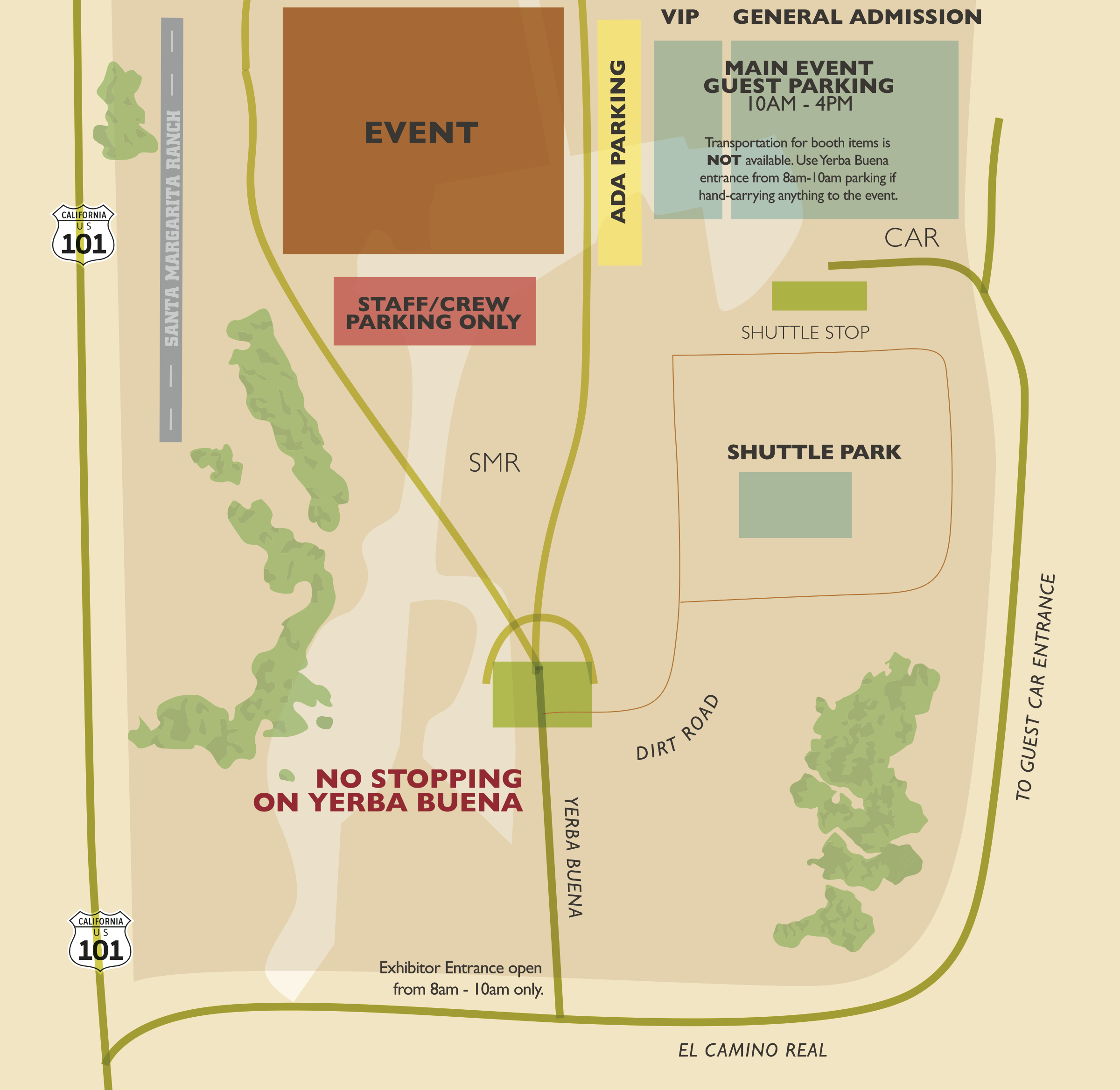 Main Event Parking